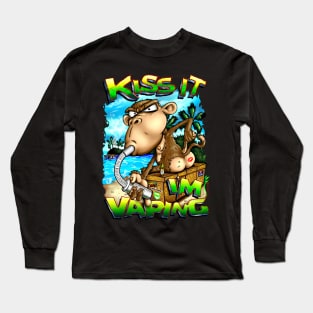 Kiss It I'm Vaping Long Sleeve T-Shirt